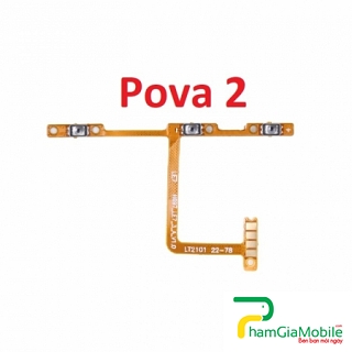 Dây Nút Nguồn Âm Lượng Tecno Pova 2 Dây Nút Nguồn On Off  Linh Kiện Thay Thế